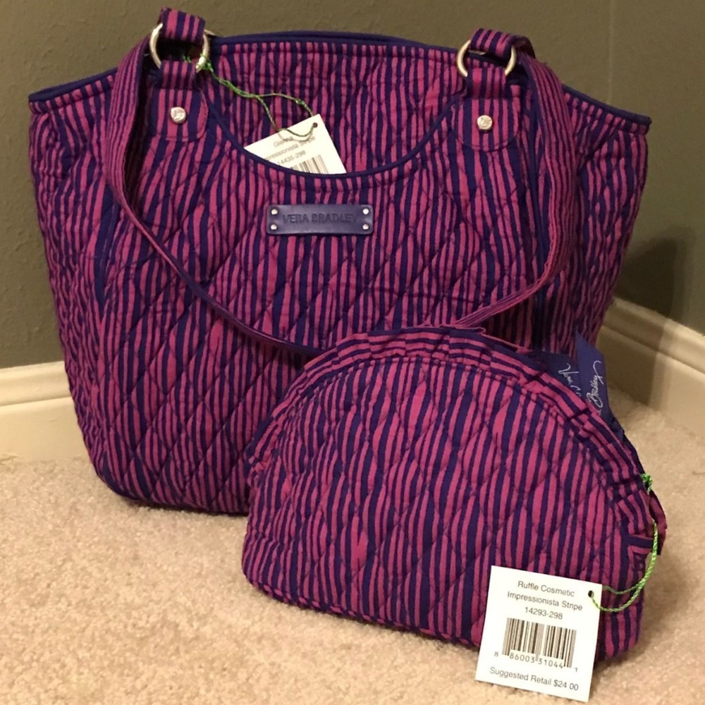Vera Bradley Glenna & Ruffle Cosmetic